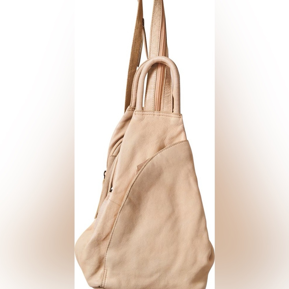 We The Free Cream Backpack Minimalist Design